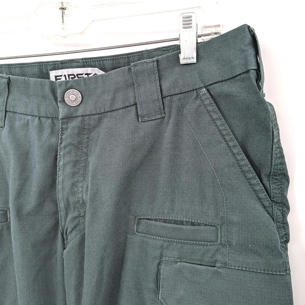 First Tactical Women's Cargo Pants‎ Hunter Green Utility Gorpcore